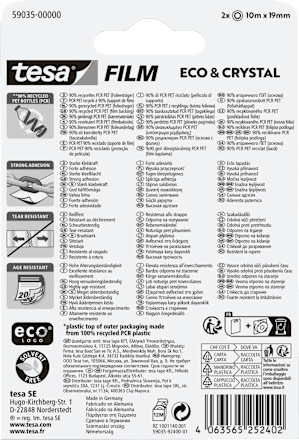 Klebeband Nachfüller (2x10 m) tesa