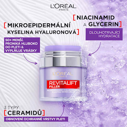 Revitalift Filler krém na obličej lehký L'ORÉAL PARiS REVITALIFT