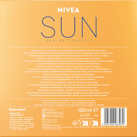Sun Eau de Toilette  NIVEA