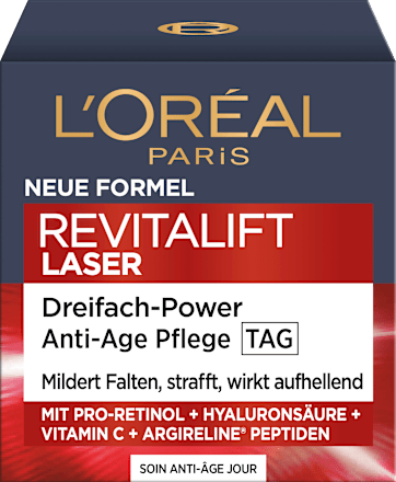 Gesichtscreme Anti-Aging Laser mit Pro-Retinol, Hyaluronsäure und Vitamin C L'ORÉAL PARiS REVITALIFT