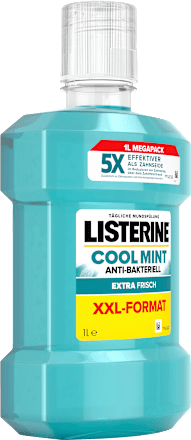 Mundspülung Cool Mint XXL Größe Listerine