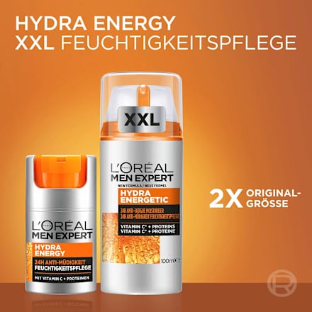 Hydra Energy 24H Anti-Müdigkeit Feuchtigkeitspflege L'ORÉAL PARiS MEN EXPERT