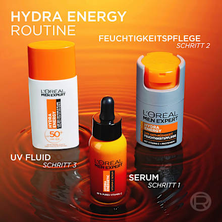 Hydra Energy 24H Anti-Müdigkeit Feuchtigkeitspflege L'ORÉAL PARiS MEN EXPERT