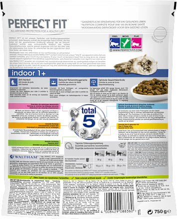 Trockenfutter Katze Indoor mit Huhn, Adult 1+ PERFECT FIT