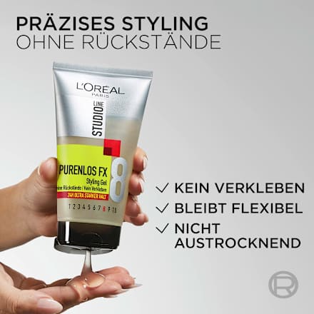 Spurenlos FX Styling Gel Ultra Starker Halt L'ORÉAL PARiS STUDIO LINE