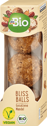 Био бонбони Bliss Balls със солени бадеми dmBio