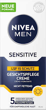 Gesichtscreme sensitive, LSF 15 NIVEA MEN