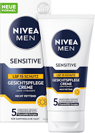 Gesichtscreme sensitive, LSF 15 NIVEA MEN