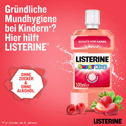Mundspülung Junior Smart Kidz ab 6 Jahren Listerine