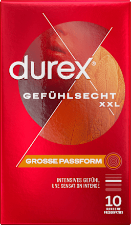 Kondome Gefühlsecht XXL Durex