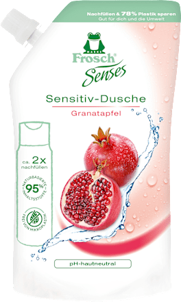 Rezervă gel de duș cu rodie Frosch Senses