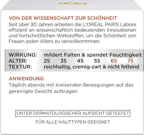 Anti Falten Nachtcreme Experte 65+ L'ORÉAL PARiS
