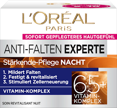 Anti Falten Nachtcreme Experte 65+ L'ORÉAL PARiS