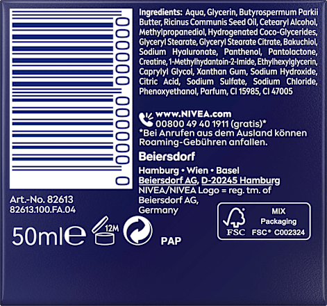 Nachtcreme Anti Age Cellular Expert Lift NIVEA