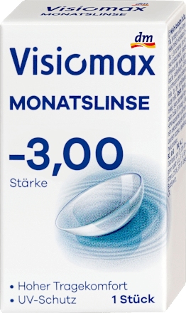 Soczewka kontaktowa miesięczna -3,00 VISIOMAX