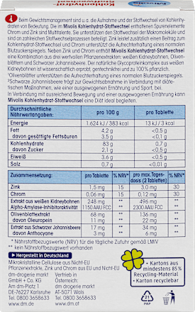 Metabolizant de carbohidrați Mivolis