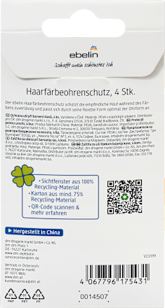 Haarfärbeohrenschutz Happy hairmazing day ebelin