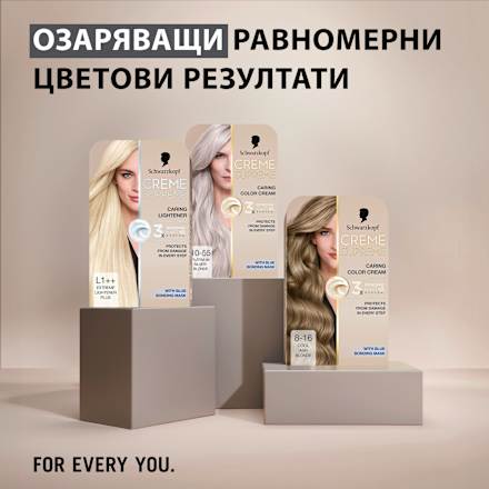 Боя за коса Creme Supreme - Nr. L1++ Екстремен Изрусител Плюс Schwarzkopf CREME SUPREME