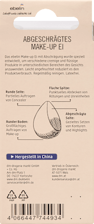 Präzisions Make-up Ei Abgeschrägt ebelin