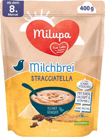 Abendbrei Milch Kleiner Genießer Stracciatella ab dem 8.Monat Milupa