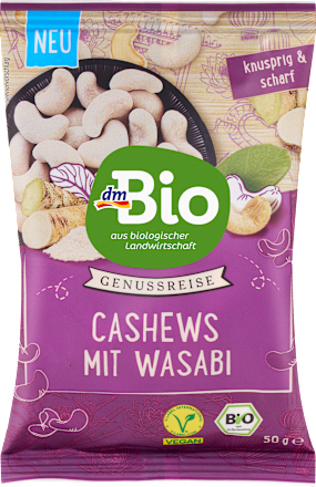 Bio indijski oreščki začinjeni s hrenom in vasabijem v prahu dmBio