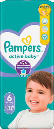 Pelene jumbo pack  vel. 6 (13 – 18 kg) Pampers active baby