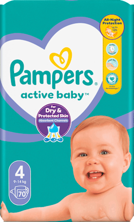 Pelene jumbo pack vel. 4 (9 – 14 kg) Pampers active baby