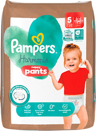 Bugyipelenka, 12-17 kg, 5-ös méret Pampers Harmonie
