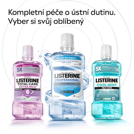 ústní voda Fresh Breath+ Listerine