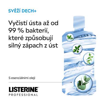 ústní voda Fresh Breath+ Listerine