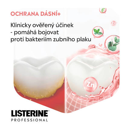 ústní voda Gum Protection+ Listerine