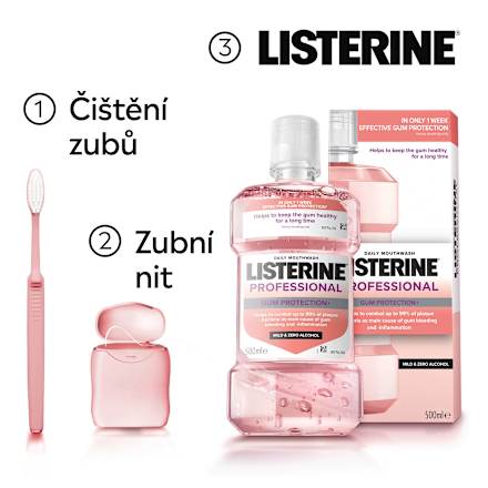 ústní voda Gum Protection+ Listerine