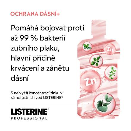 ústní voda Gum Protection+ Listerine