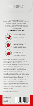 UV Nagelfolien Pediküre Statement Maniko