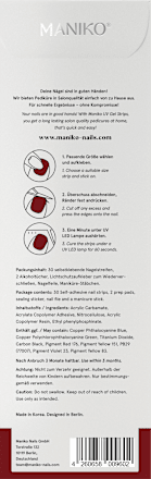 UV Nagelfolien Pediküre Wine Vibes Maniko