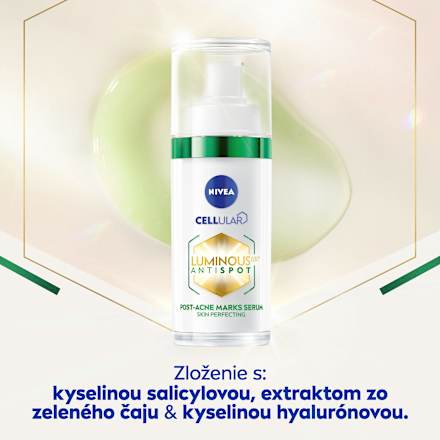 Pleťové sérum proti tmavým škvrnám po akné Cellular Luminous 630° Antispot NIVEA
