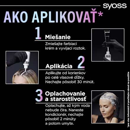 Farba na vlasy Metallic Collection Permanent Color - 12-53 perleťovo platinový syoss
