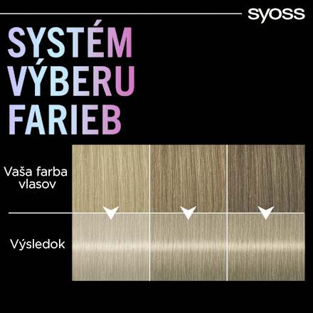 Farba na vlasy Metallic Collection Permanent Color - 12-53 perleťovo platinový syoss
