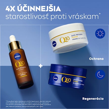 Duálne pleťové sérum proti vráskam Q10 Anti-Wrinkle Expert Dual Action NIVEA
