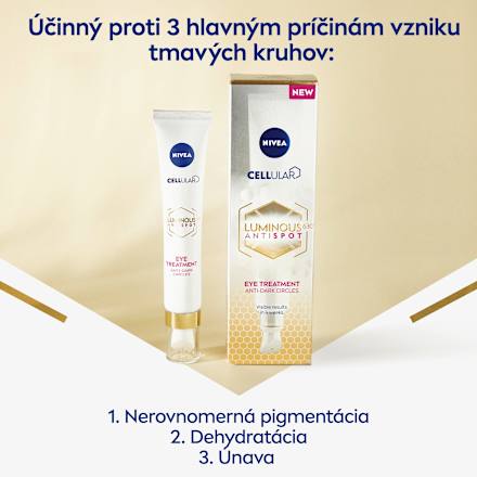 Očný krém proti pigmentovým škvrnám Cellular Luminous 630° NIVEA