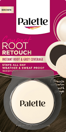 Kompaktný púder na zakrytie odrastov Compact Root Retouch - hnedý Palette