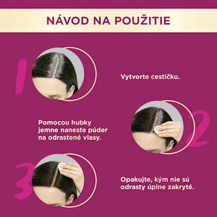 Kompaktný púder na zakrytie odrastov Compact Root Retouch - hnedý Palette Intensive Color Creme