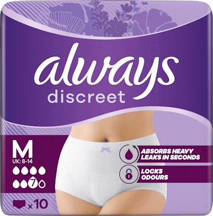 discreet Slips Inkontinenz Gr. M always