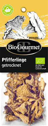 Pilze Pfifferlinge getrocknet BioGourmet