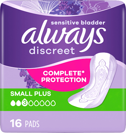 discreet Einlagen Inkontinenz Small Plus always
