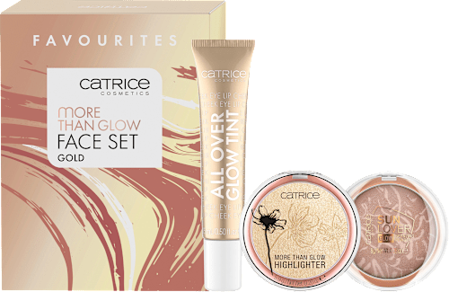 set na obličej More Than Glow Face Set Gold CATRICE