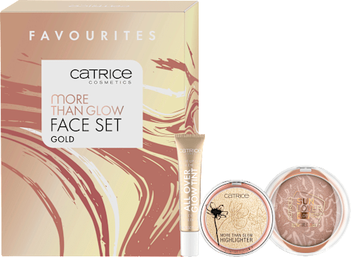 set na obličej More Than Glow Face Set Gold CATRICE