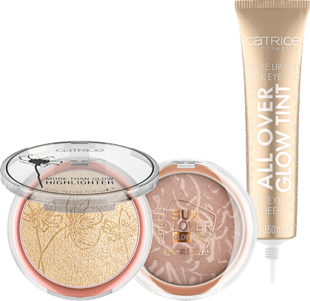 set na obličej More Than Glow Face Set Gold CATRICE