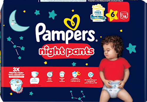 Baby Pants night Gr. 6 XL (13+ kg) Pampers
