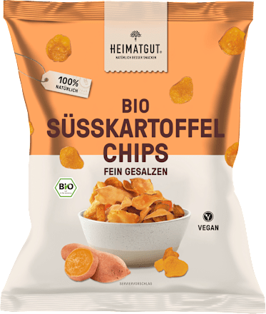 Knabbergebäck Bio Süßkartoffelchips HEIMATGUT